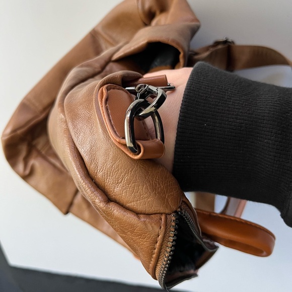 Leather backpack purse bag - Picture 3 of 10